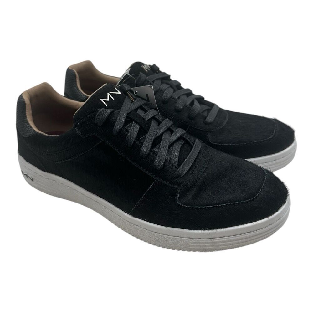 Skechers X Mark Nason Palmilla Scuffle Shoes Men's Sz 7.5 Black Faux Fur Leather